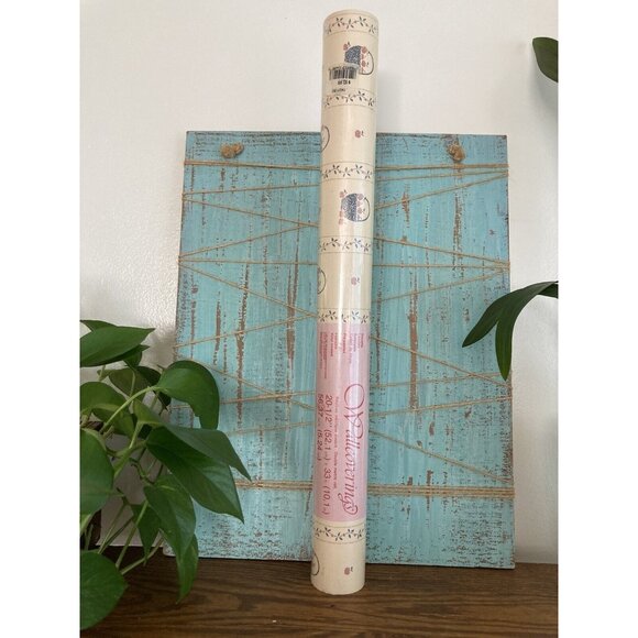 Vintage 80s Collins & Aikman Wallcovering Rolls Apple Basket Wallpaper 7847002 - Picture 7 of 7